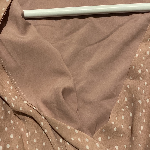 Shein longsleeve midi dusty rose dress - Picture 7 of 8